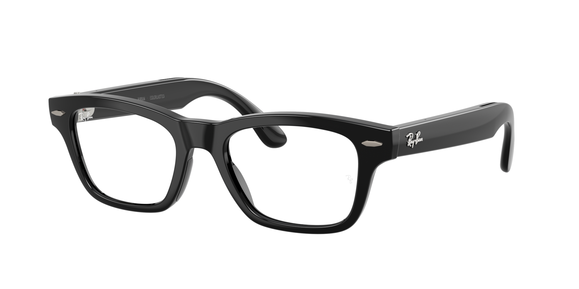 RayBan Unisex RayBan Meta Audio Burbank Frame color Black Lens color ClearGrey