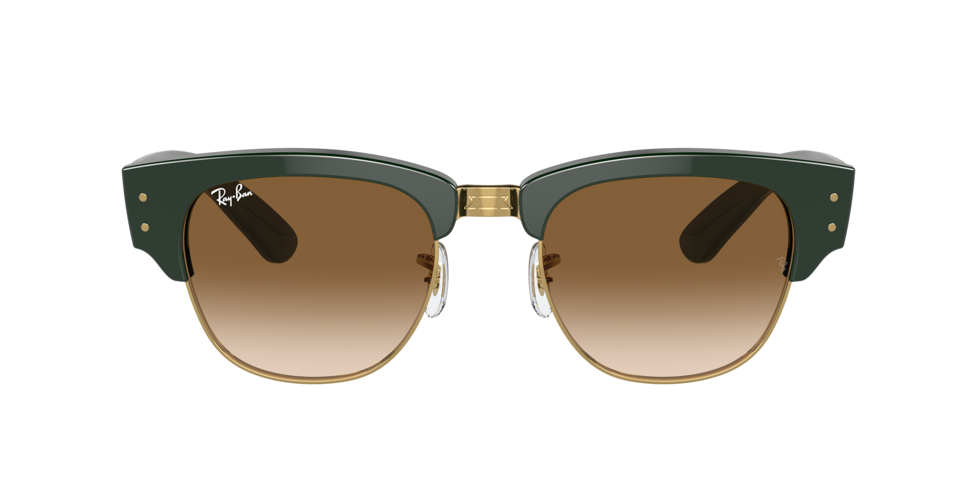 Ray-Ban Mega Clubmaster L (50 - 21) with Brown lenses and Green