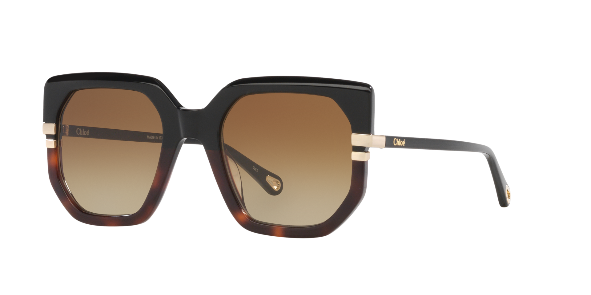 Chlo Femme Sunglass CH0240S - Couleur du Monture Noir Couleur de Lentille Brun 370 €