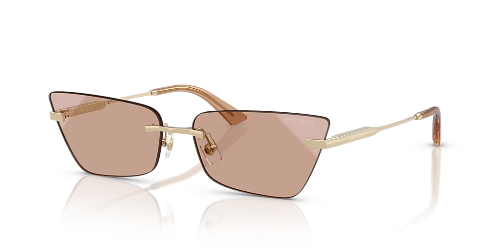 Jimmy Choo JC4012 M (60 - 15) with Brown lenses and Gold frame