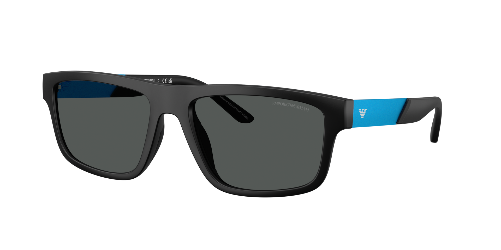 Emporio Armani , Sunglasses, Male, Black, 57 Mm, Sunglasses Ea4244u Black - Image 6