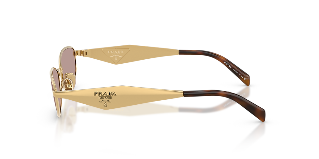 Prada PR D51S L (55 - 18) with Violet lenses and Gold frame