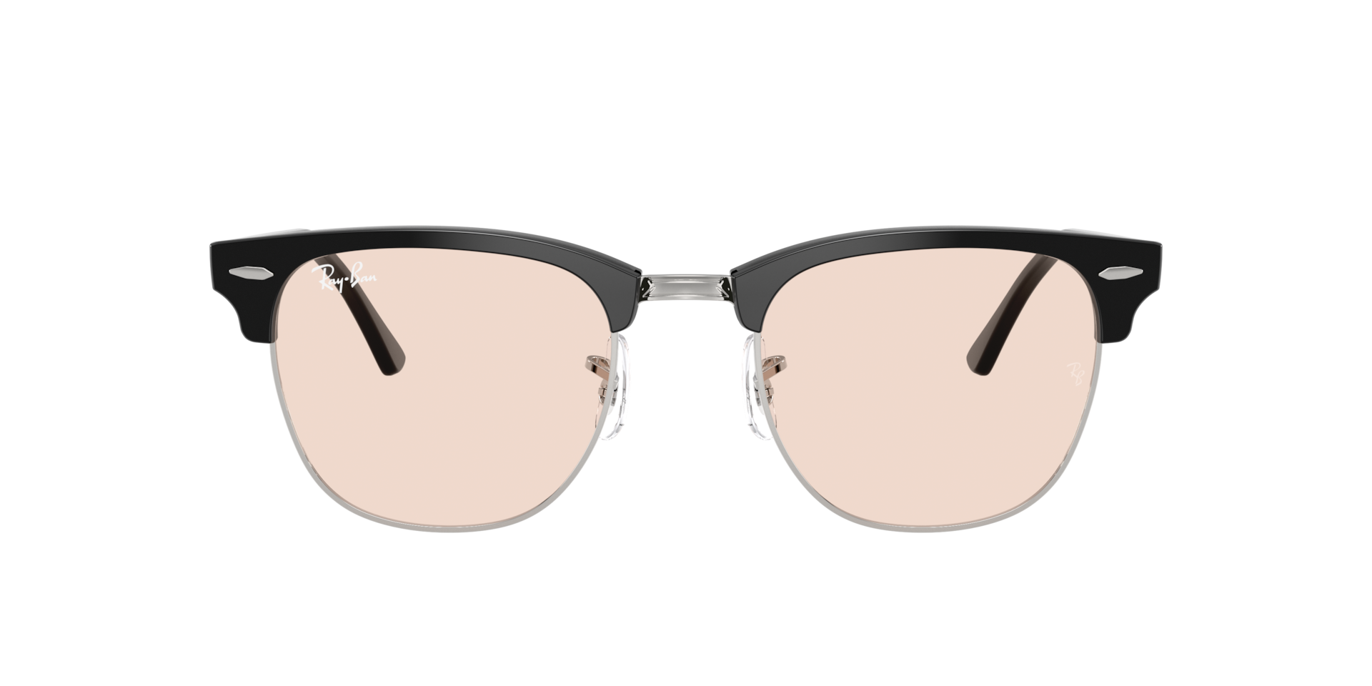 Ray-Ban Clubmaster Classic L (51 - 21) with Transparent lenses and