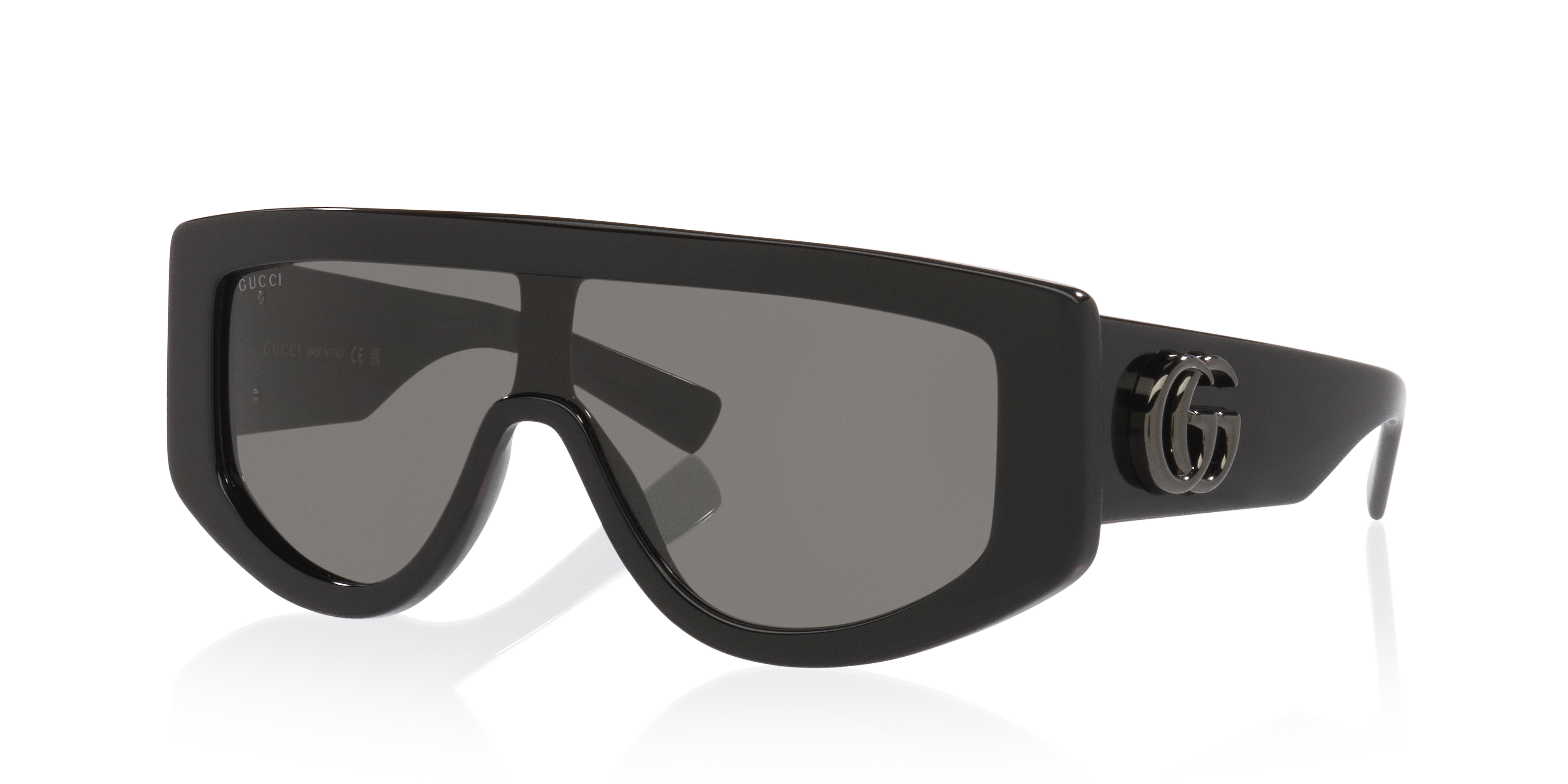 Gucci GG1950S M (32 - 132) with Grey lenses and Black frame