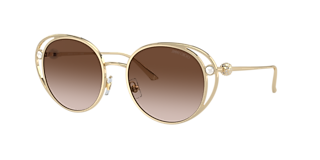 Jimmy Choo JC4003HB S (53 - 18) with Brown lenses and Gold frame