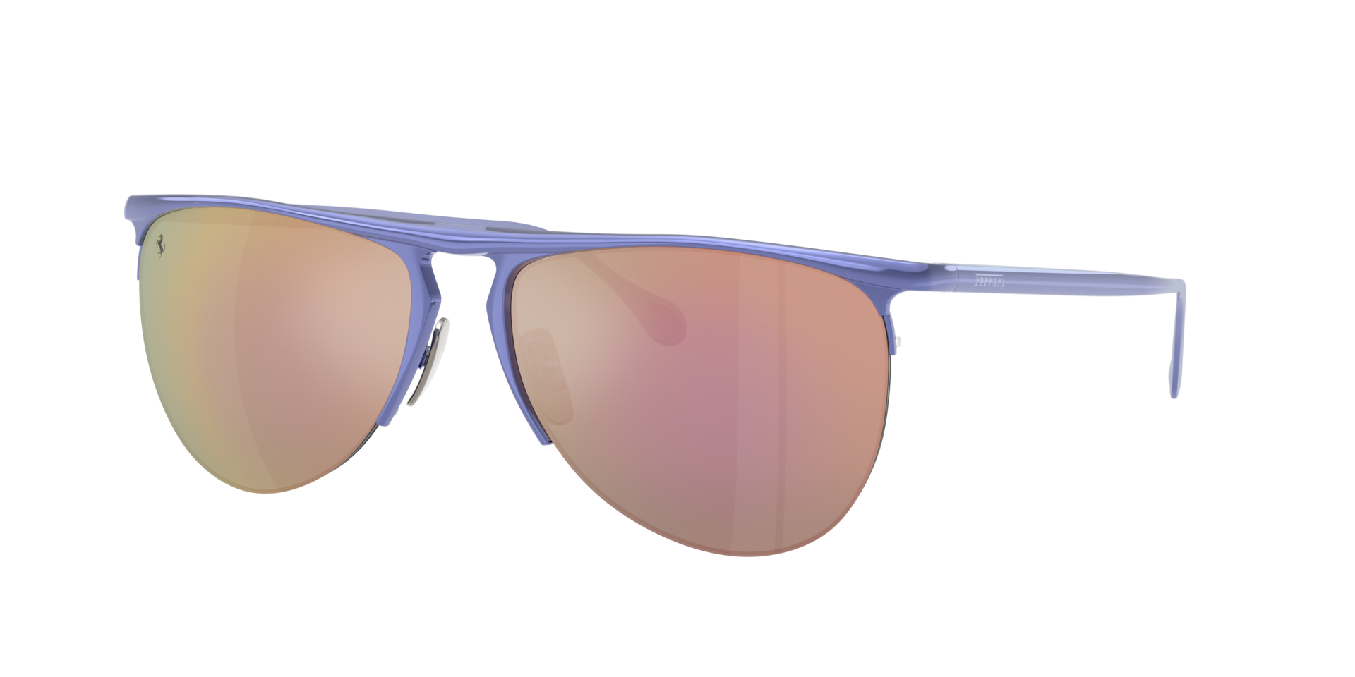 Ferrari Unisex Sunglass FH1016 - Couleur du Monture Lilas Couleur de Lentille Mirror Lilac 250 €