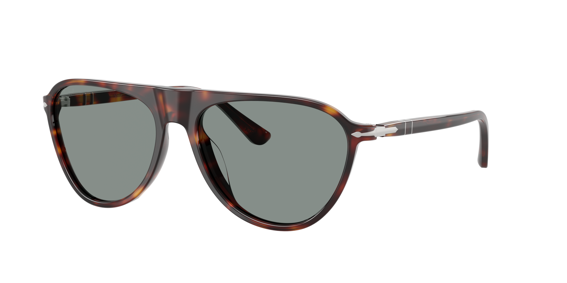 Persol Man Sunglass PO3404S - Frame color: Havana, Lens color: Light Blue