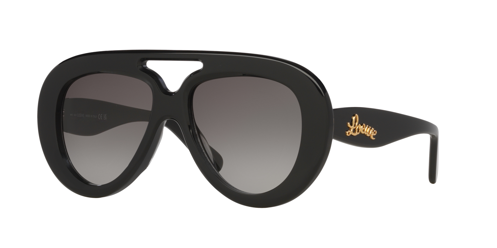 LOEWE サングラス Loewe Lw40144U S (55 - 16) with Grey lenses and Black frame