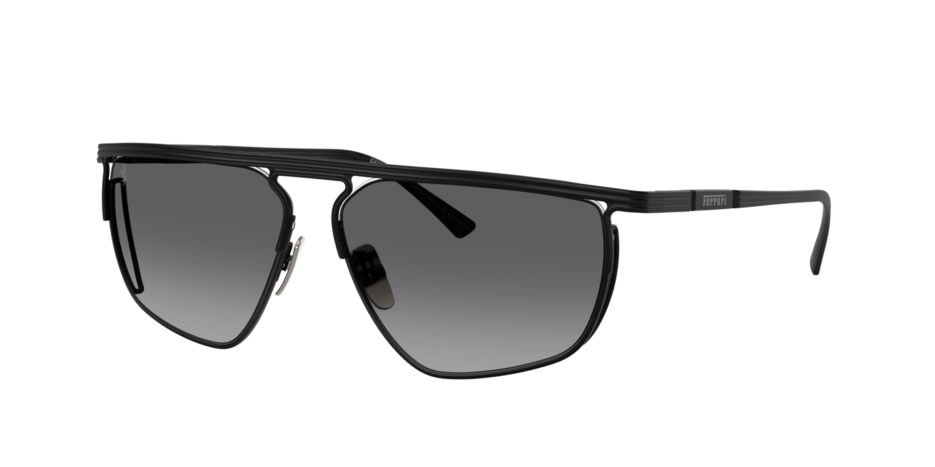 Ferrari Homme Sunglass FH1013T - Couleur du Monture Noir mat Couleur de Lentille Dgrad Gris Polaris 605 €