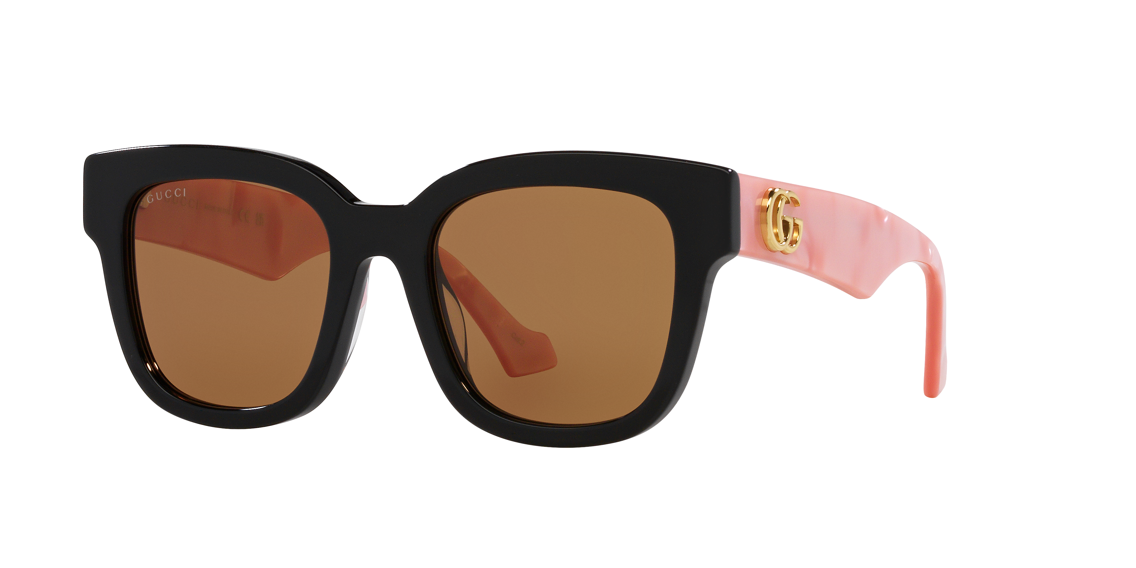 Gucci GG0998S S (52 - 21) with Brown lenses and Black frame