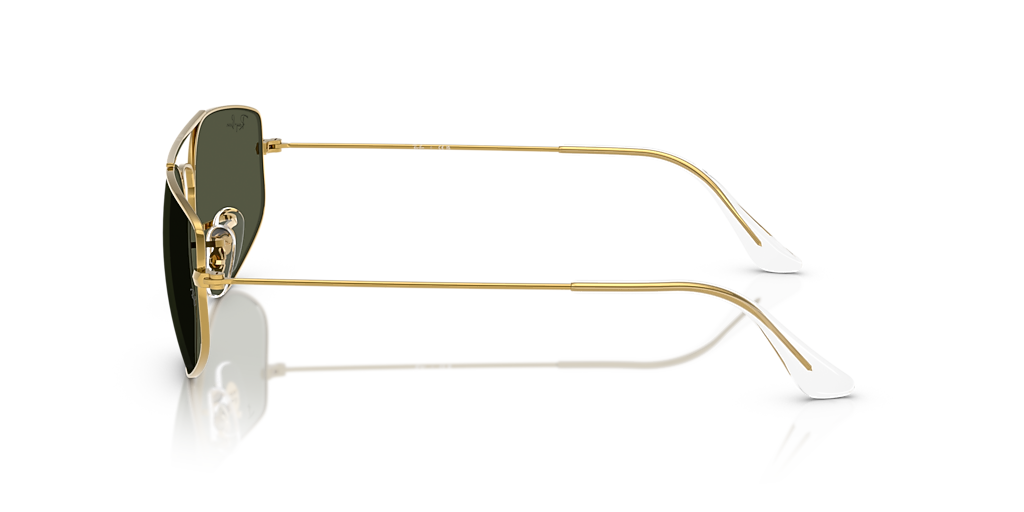 Ray-Ban Explorer V XL (57 - 17) with Green lenses and Gold frame
