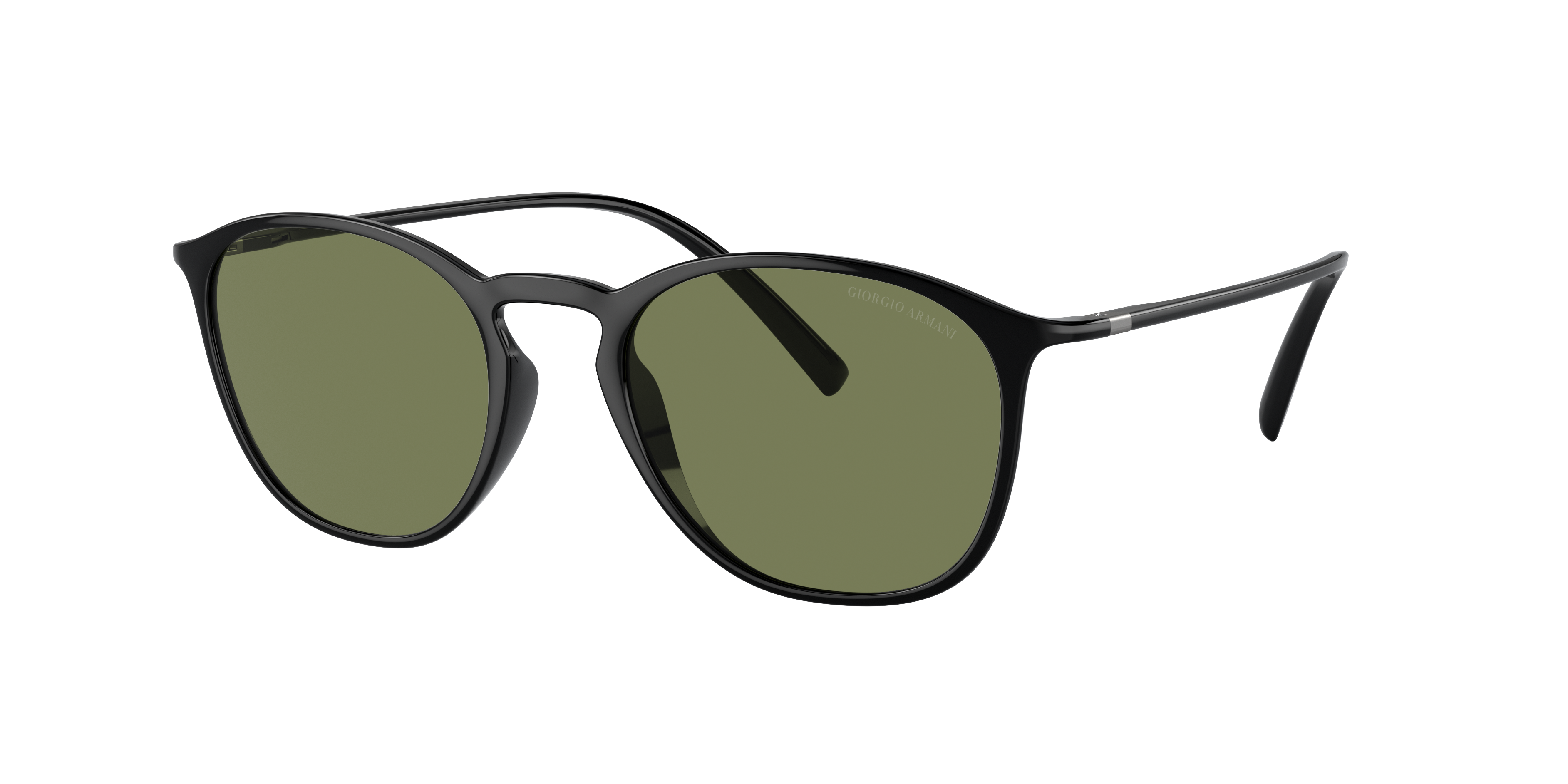 Giorgio Armani AR8186U XL (52 - 20) with Green lenses and Black