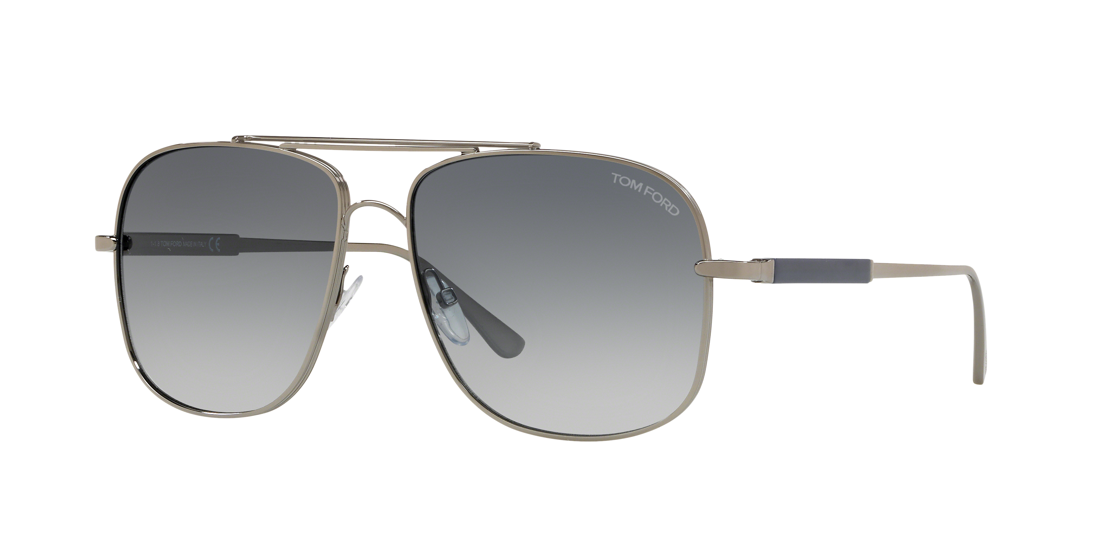 Tom Ford FT0669 XL (60 - 15) with Blue lenses and Grey frame