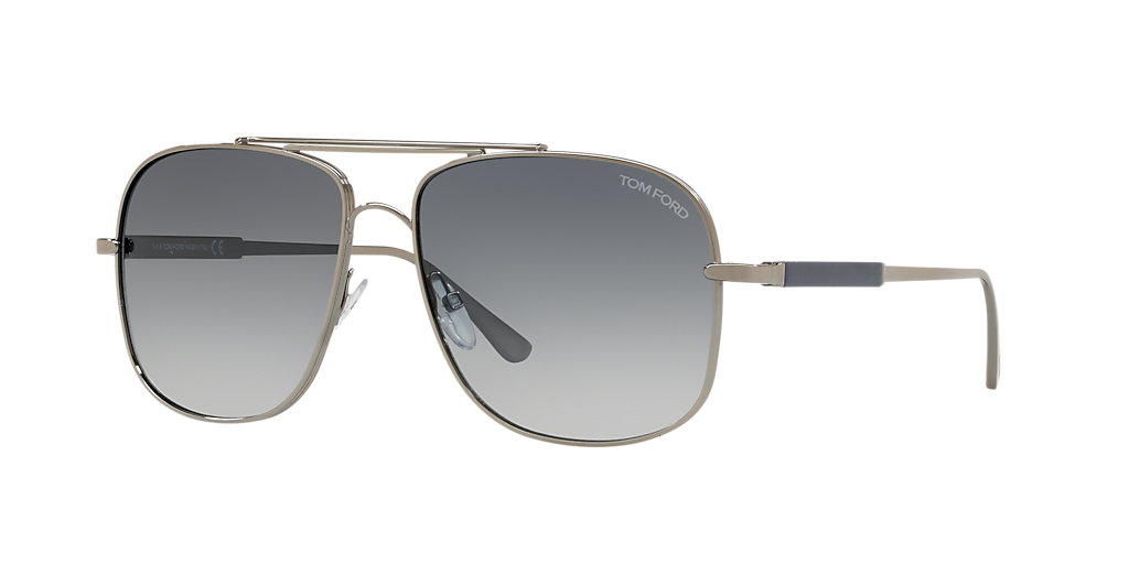 Tom Ford FT0669 XL (60 - 15) with Blue lenses and Grey frame