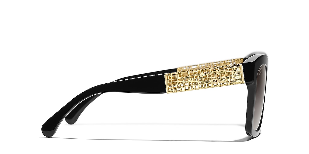 Chanel Square Sunglasses CH5533 XL (54 - 18) with Brown lenses and
