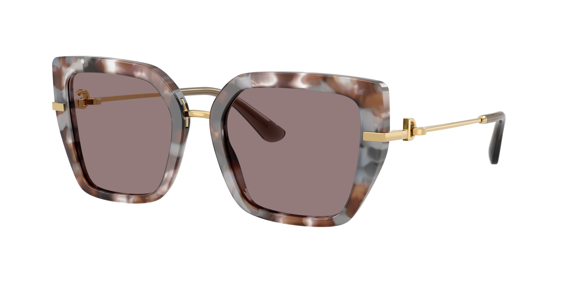 Dolce&Gabbana DG4474 XL (53 - 20) with Brown lenses and Tortoise