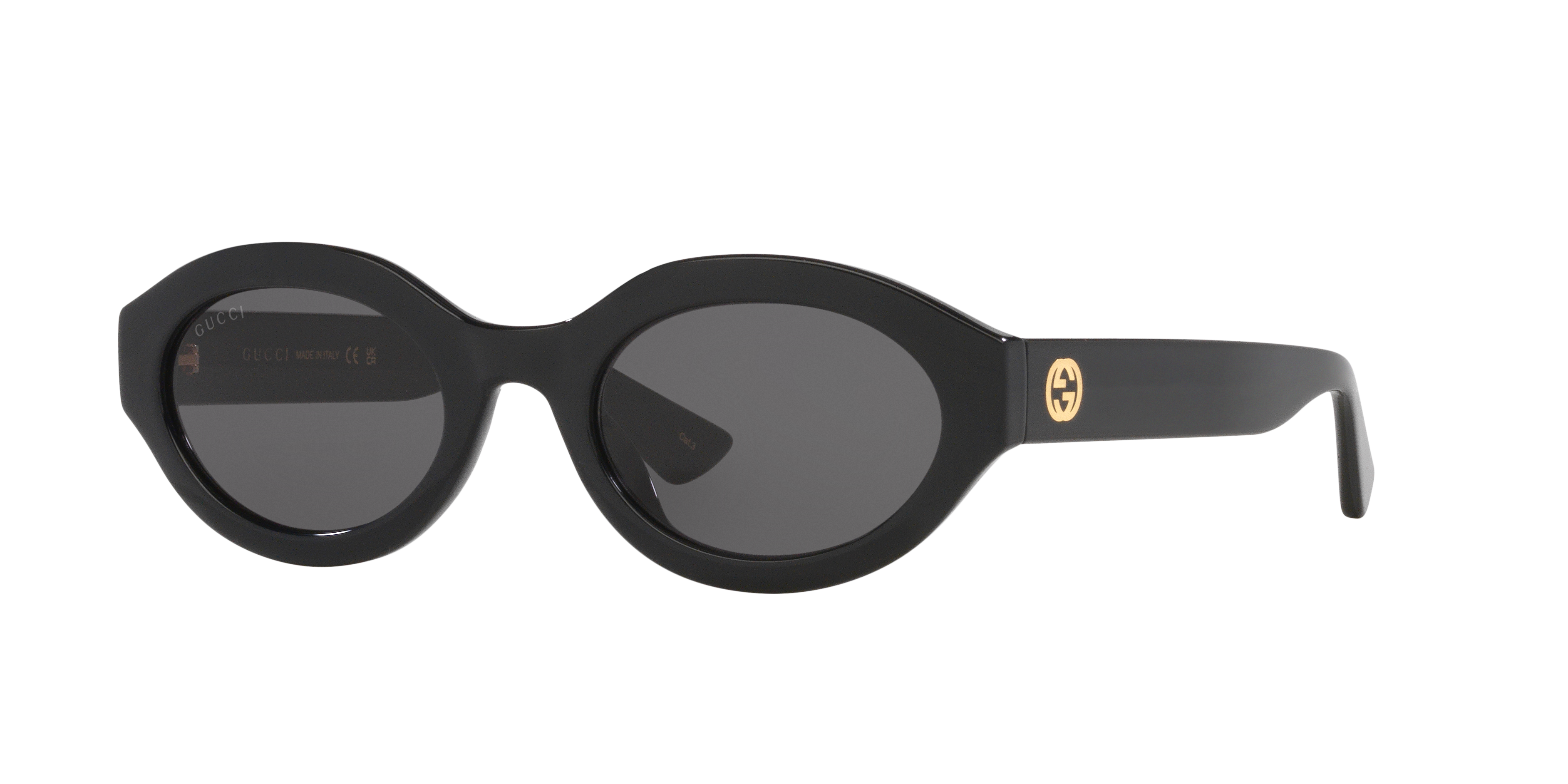 Gucci GG1579S S (53 - 22) with Grey lenses and Black frame
