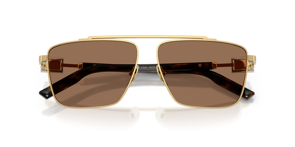 Dolce&Gabbana DG2336 XL (59 - 12) with Brown lenses and Gold frame