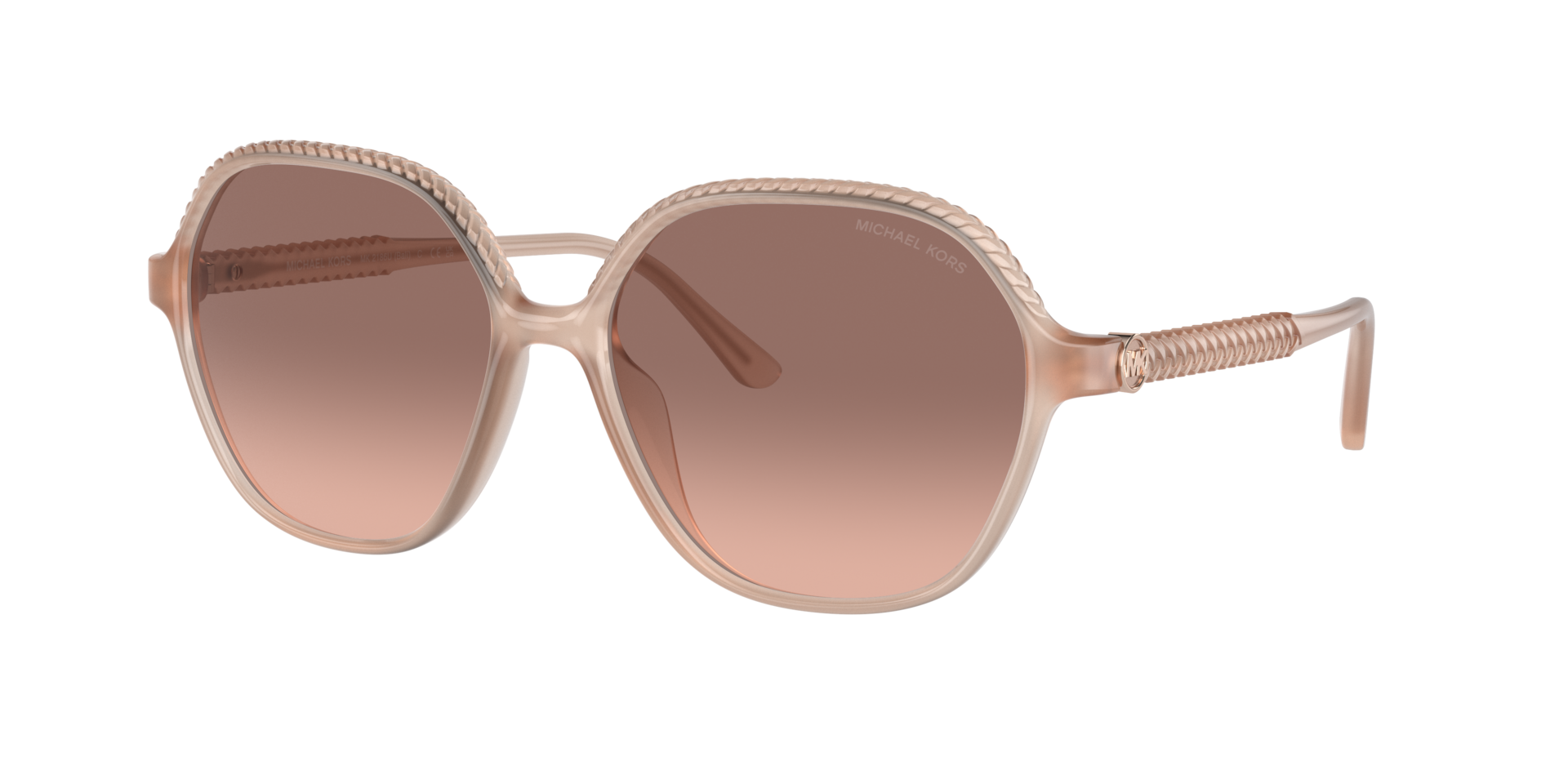 Michael Kors Femme Sunglass Bali - Couleur du Monture Rose opaline Couleur de Lentille Dgrad Rose Marron 66 €