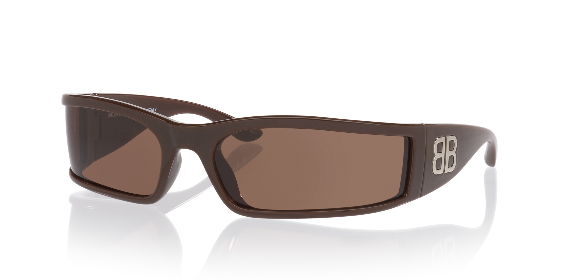 Balenciaga BB0458S XXL (73 - 173) with Brown lenses and Brown