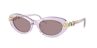 スワロフスキー☆マウス サンタハット Swarovski SK7023 XL (0 - 137) with Pink lenses and Gold frame