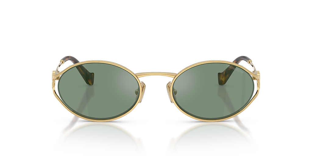 Miu Miu MU 52YS L (54 - 21) with Green lenses and Gold frame