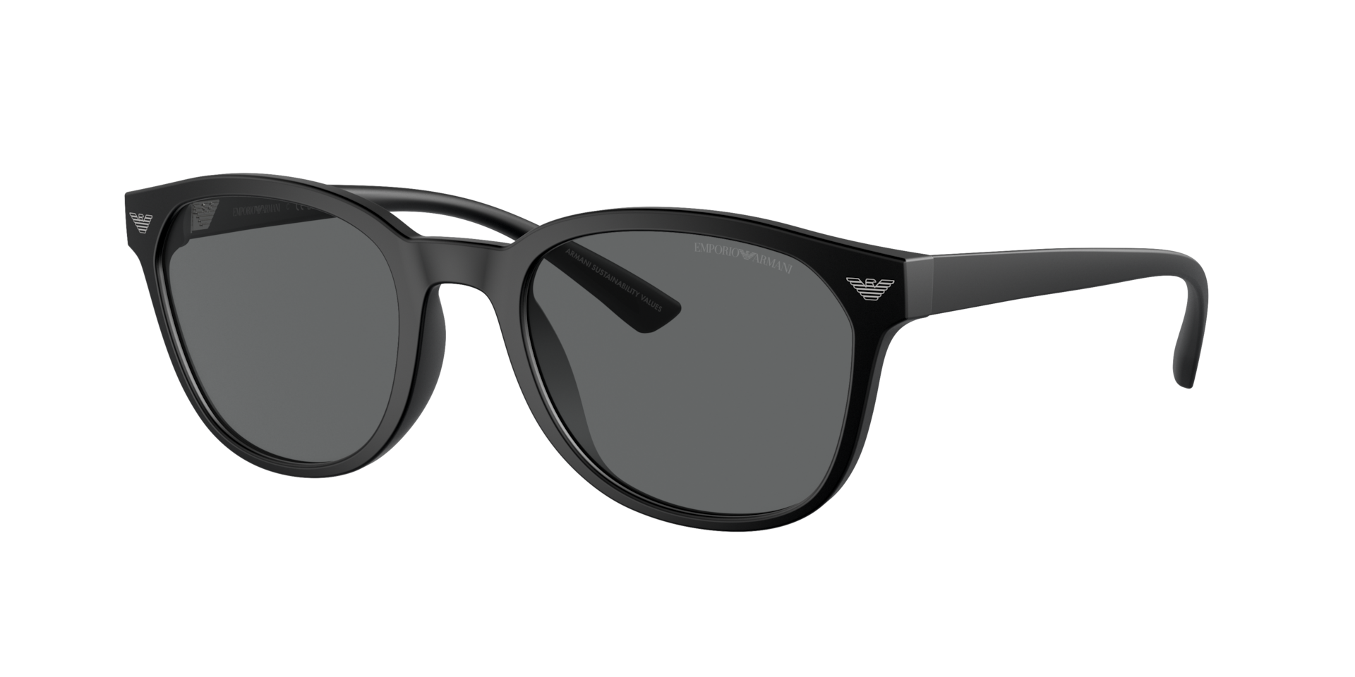 Emporio Armani Man Sunglass EA4225U -  Frame color: Matte Black, Lens color: Dark Grey