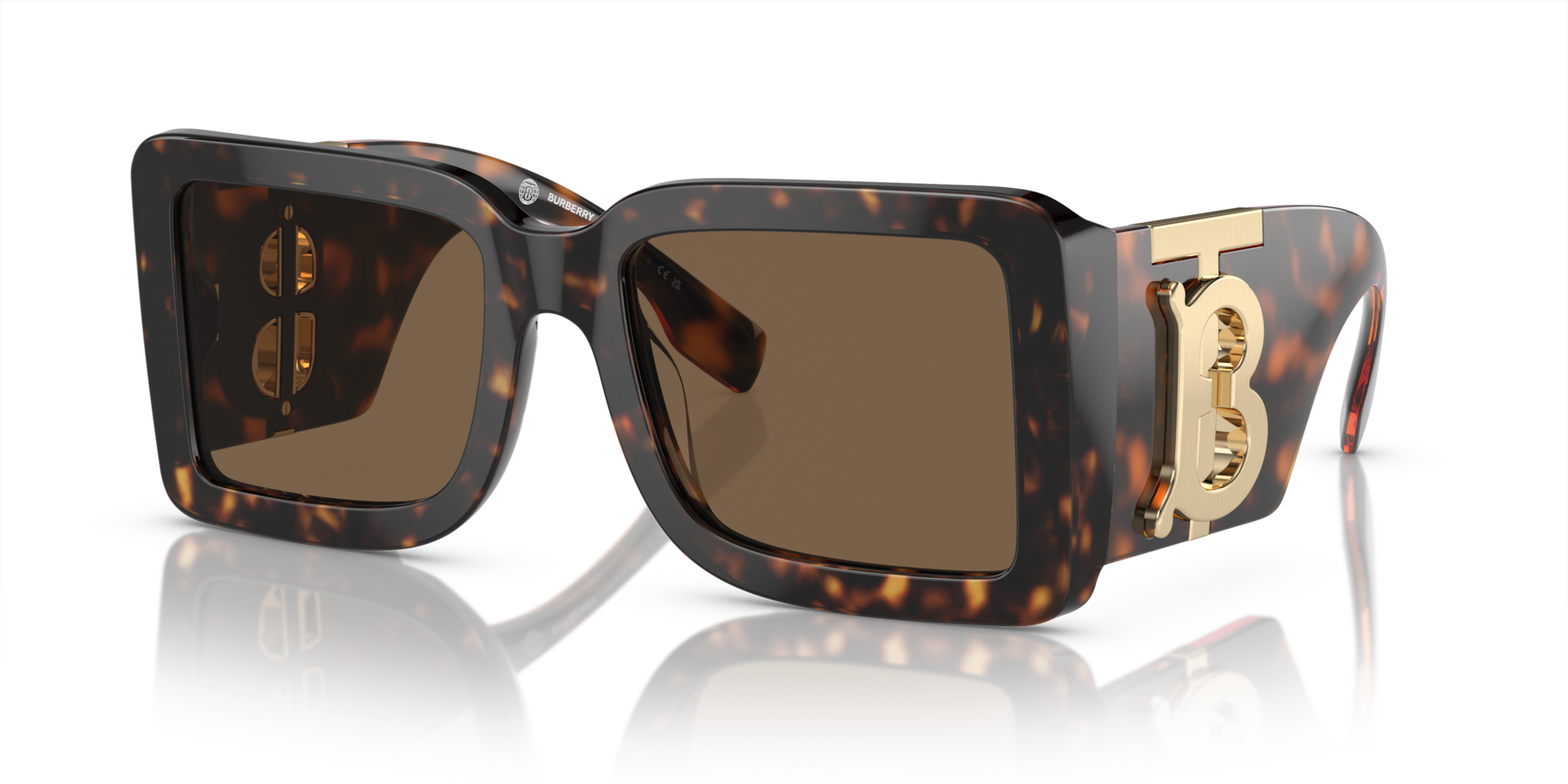 Burberry BE4406U L (55 - 20) with Brown lenses and Brown frame