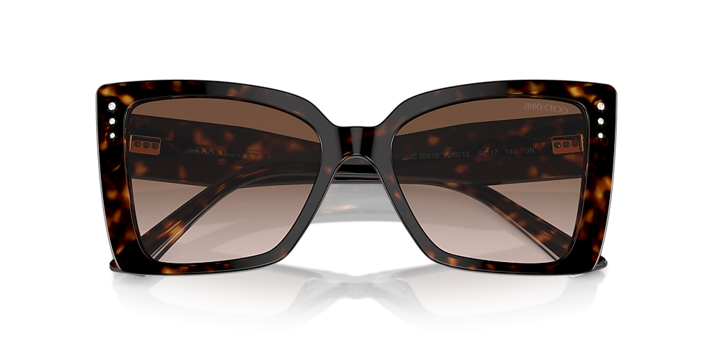 Brand New Jimmy Choo JC5001B  Tortoise Cat-Eye Sunglasses with Brown Lenses Jimmy Choo JC5001B 5002/13 Sunglasses - US main image 3