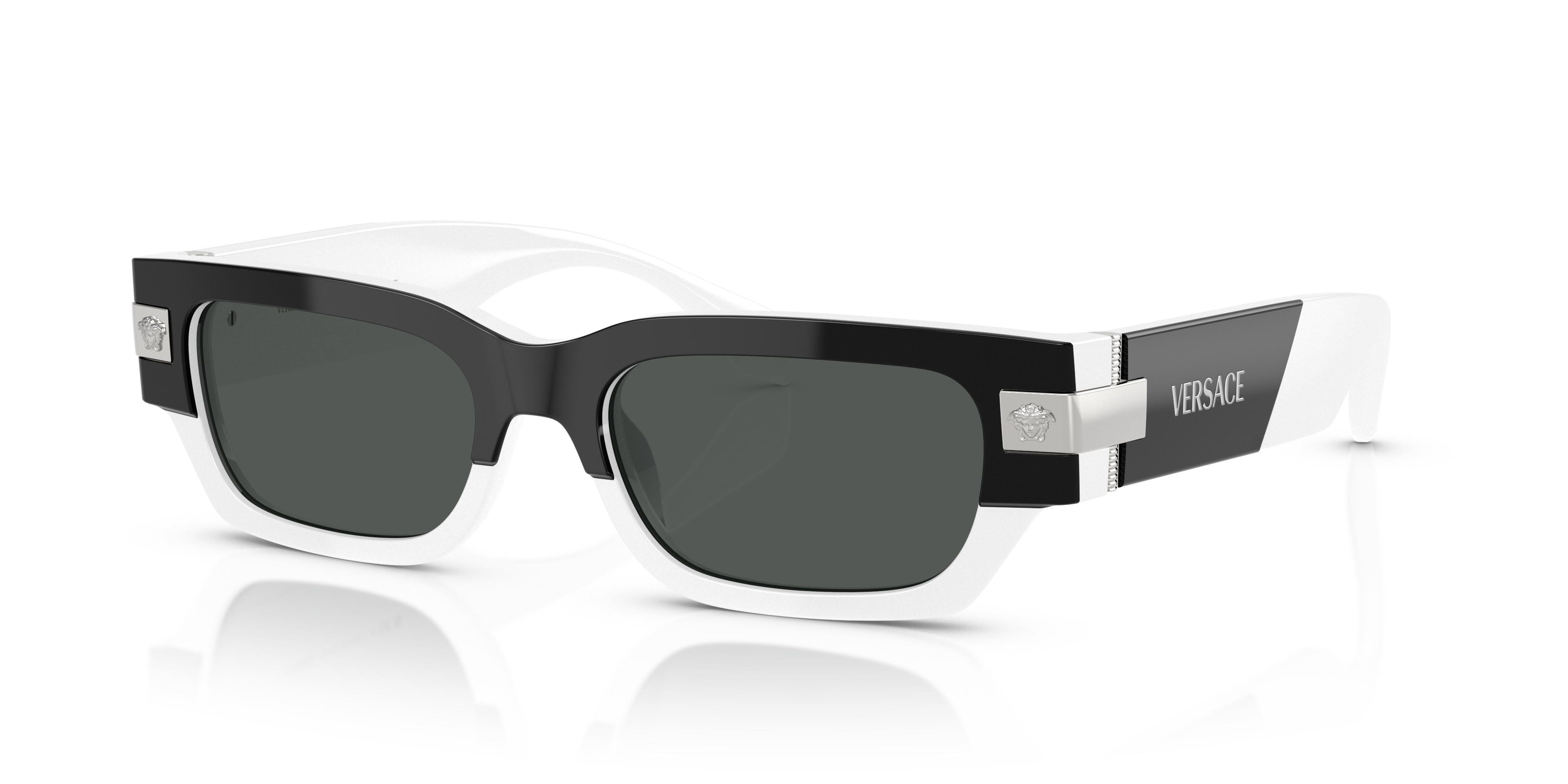Versace VE4465 XXL (53 - 18) with Grey lenses and Black frame