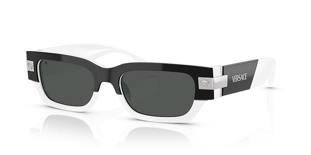 Versace VE4465 XXL (53 - 18) with Grey lenses and Black frame