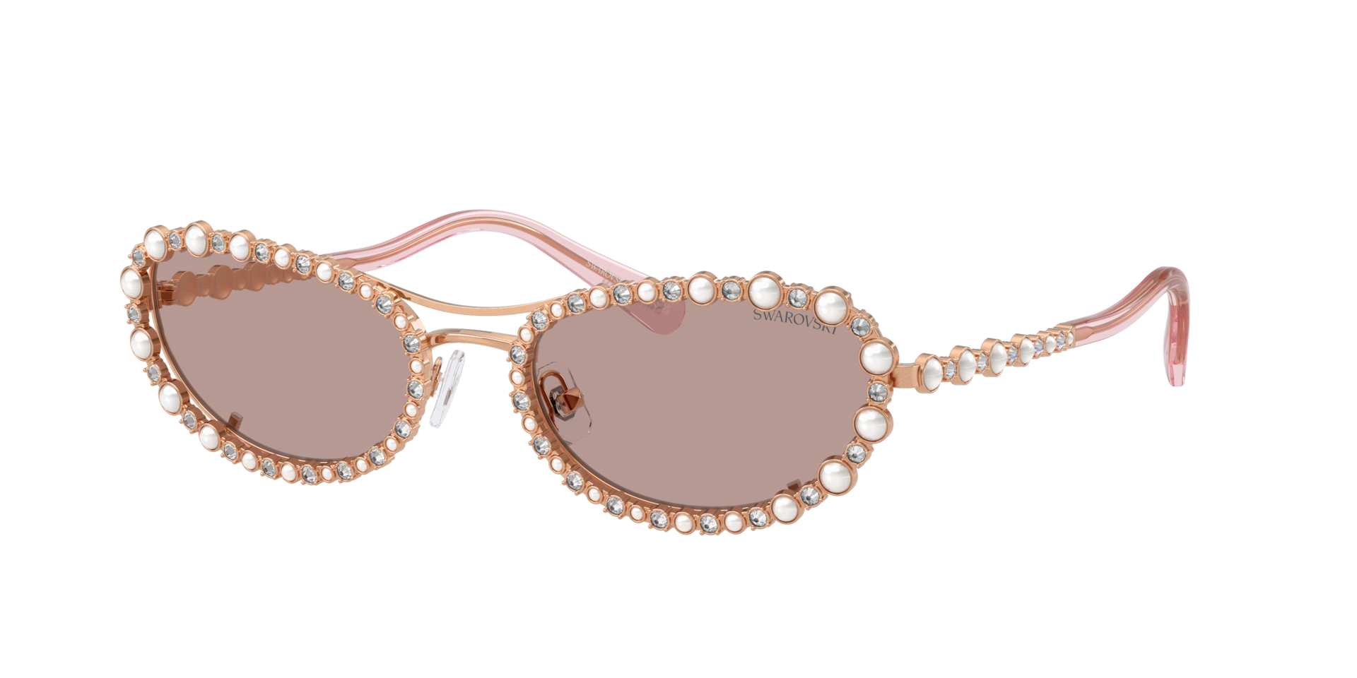 Swarovski Sk7044 Sunglasses - Female - Sunglasses - Yellow - 56 Mm - Accessories - Image 3