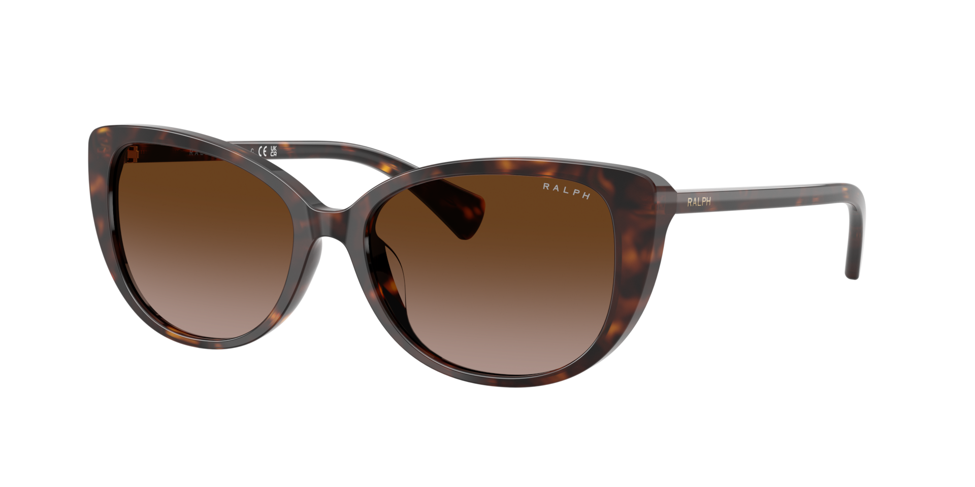 Ralph Femme Sunglass RA5340U - Couleur du Monture Havana fonc brillant Couleur de Lentille Dgrad Marron 98 €
