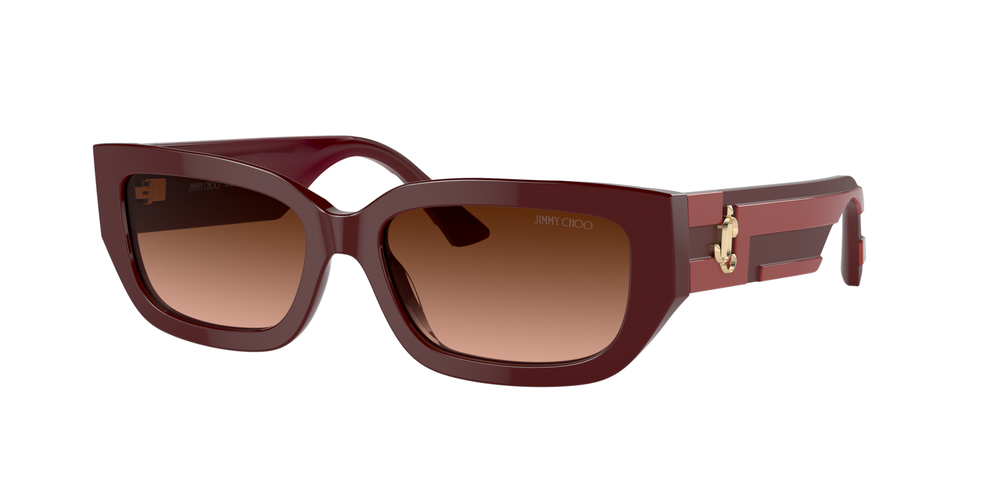 Jimmy Choo Woman Sunglass JC5017 -  Frame color: Red, Lens color: Pink Gradient Grey