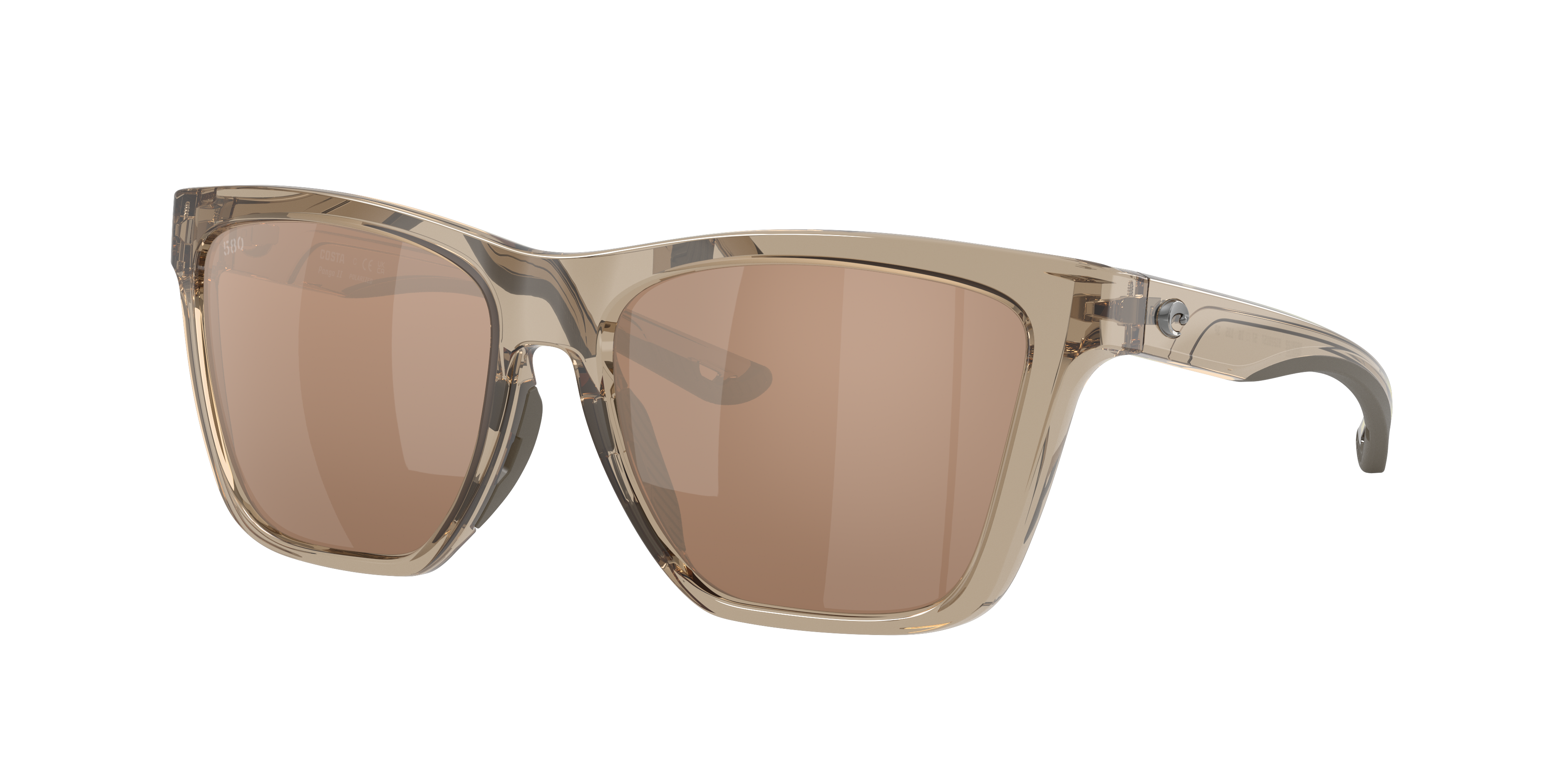 Costa Woman Sunglass Panga II -  Frame color: Taupe, Lens color: Copper Silver Mirror