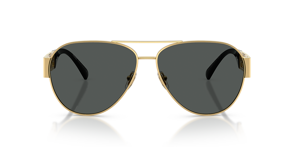 Versace VE2289 XL (61 - 13) with Grey lenses and Gold frame