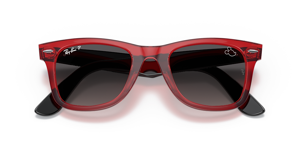 Ray-Ban WAYFARER RB2140 957 50□22 ケース付 Ray-Ban RB2140 Wayfarer Mickey J22 L (50 - 22) with Grey lenses