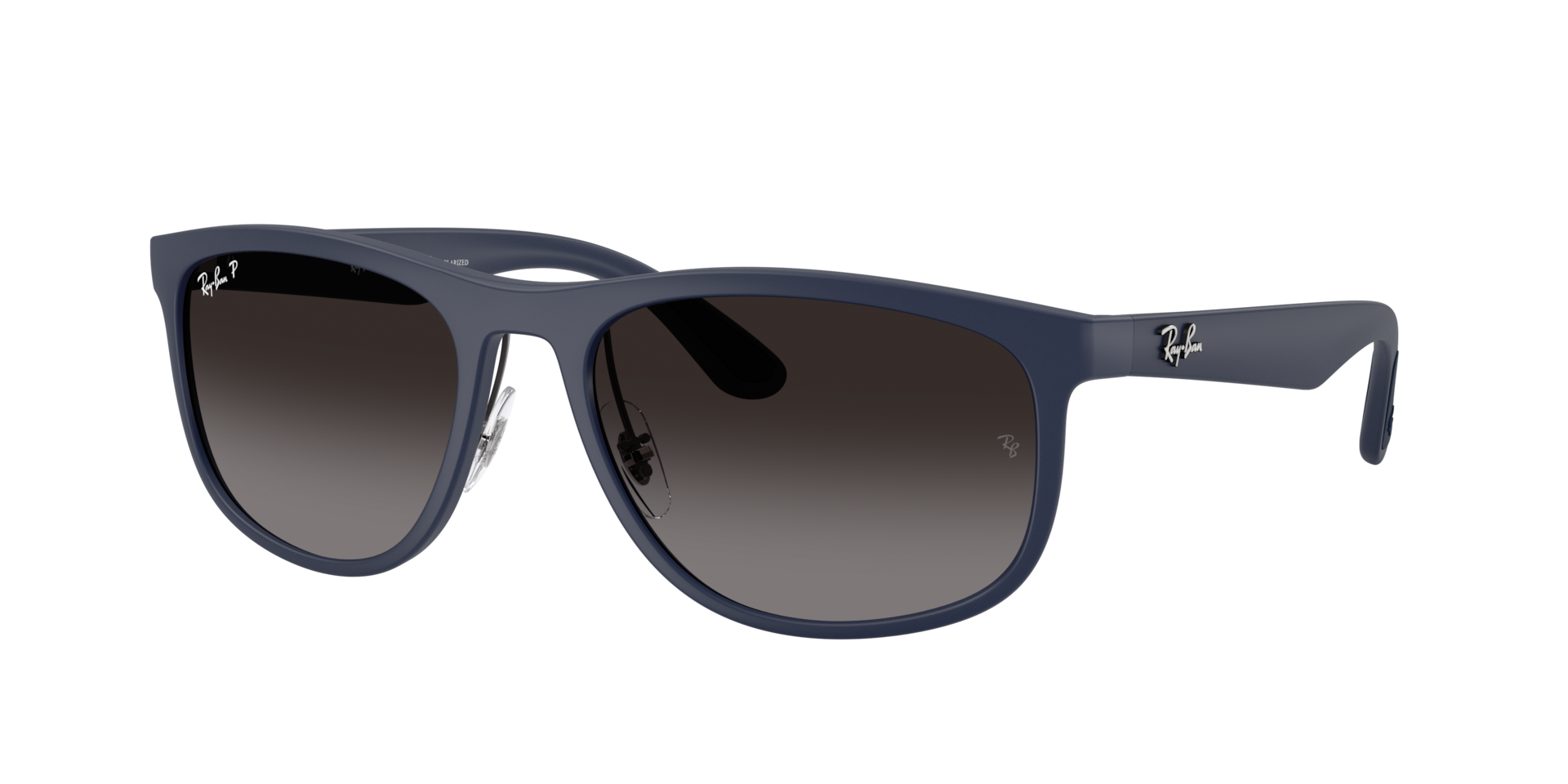 Ray-Ban Unisex Sunglass RB4468 Liteforce -  Frame color: Sand Dark Blue, Lens color: Grey Gradient Polarized