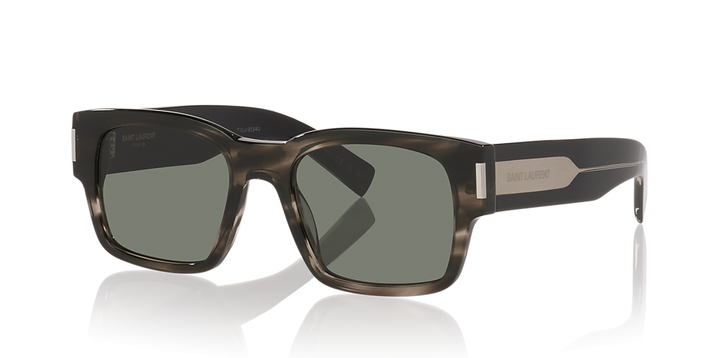 Saint Laurent SL 617 S (53 - 20) with Grey lenses and Tortoise