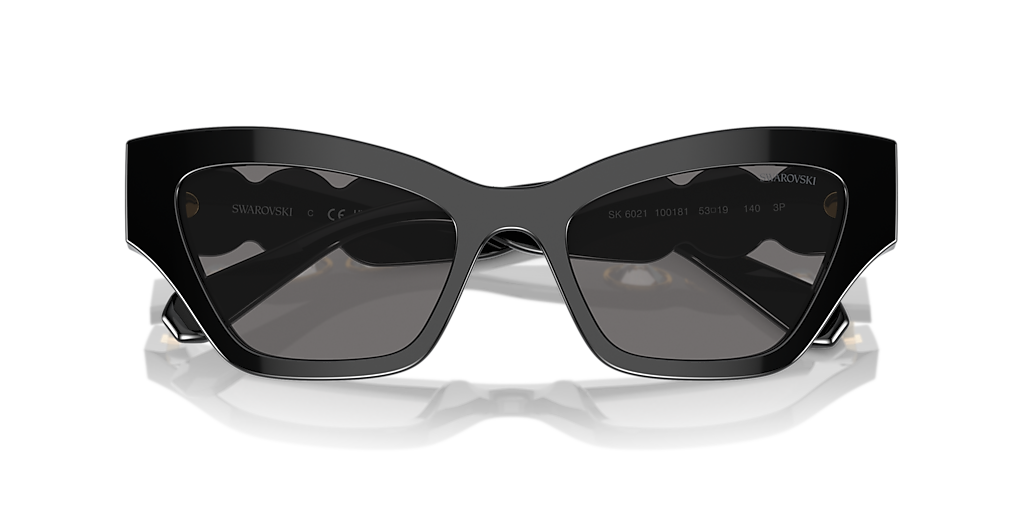 Swarovski SK6021 M (53 - 19) with Grey lenses and Black frame
