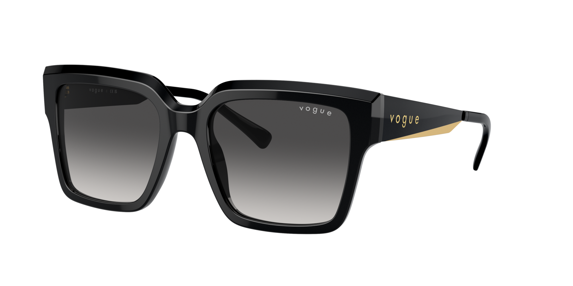 Vogue Eyewear Woman Sunglass VO5553S -  Frame color: Black, Lens color: Grey Gradient Black