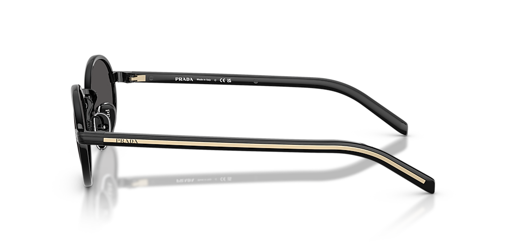 Prada PR B56S XS (52 - 20) with Grey lenses and Black frame