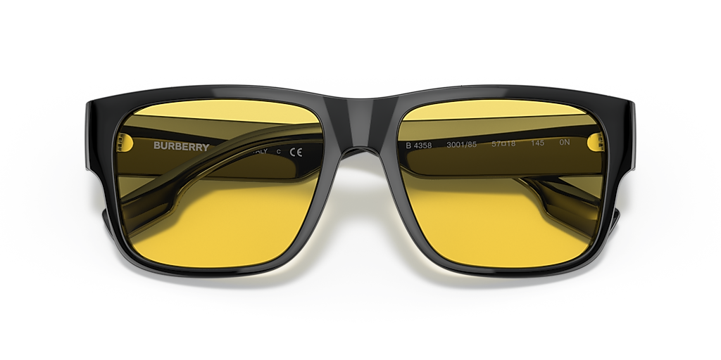 Burberry Knight XL (57 - 18) with Yellow lenses and Black frame