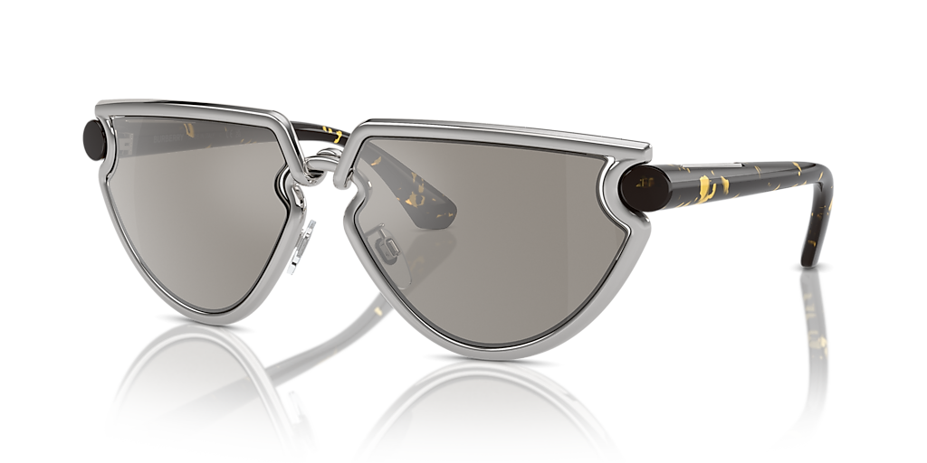 Burberry BE3152 M (61 - 17) with Silver lenses and Silver frame