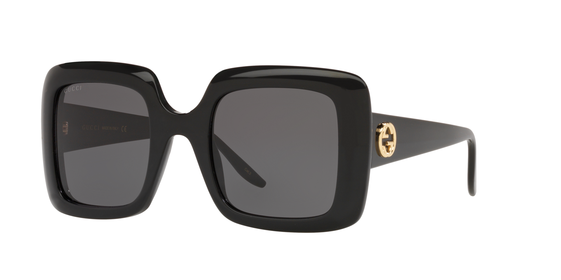 Gucci GG0896S XL (52 - 25) with Grey lenses and Black frame