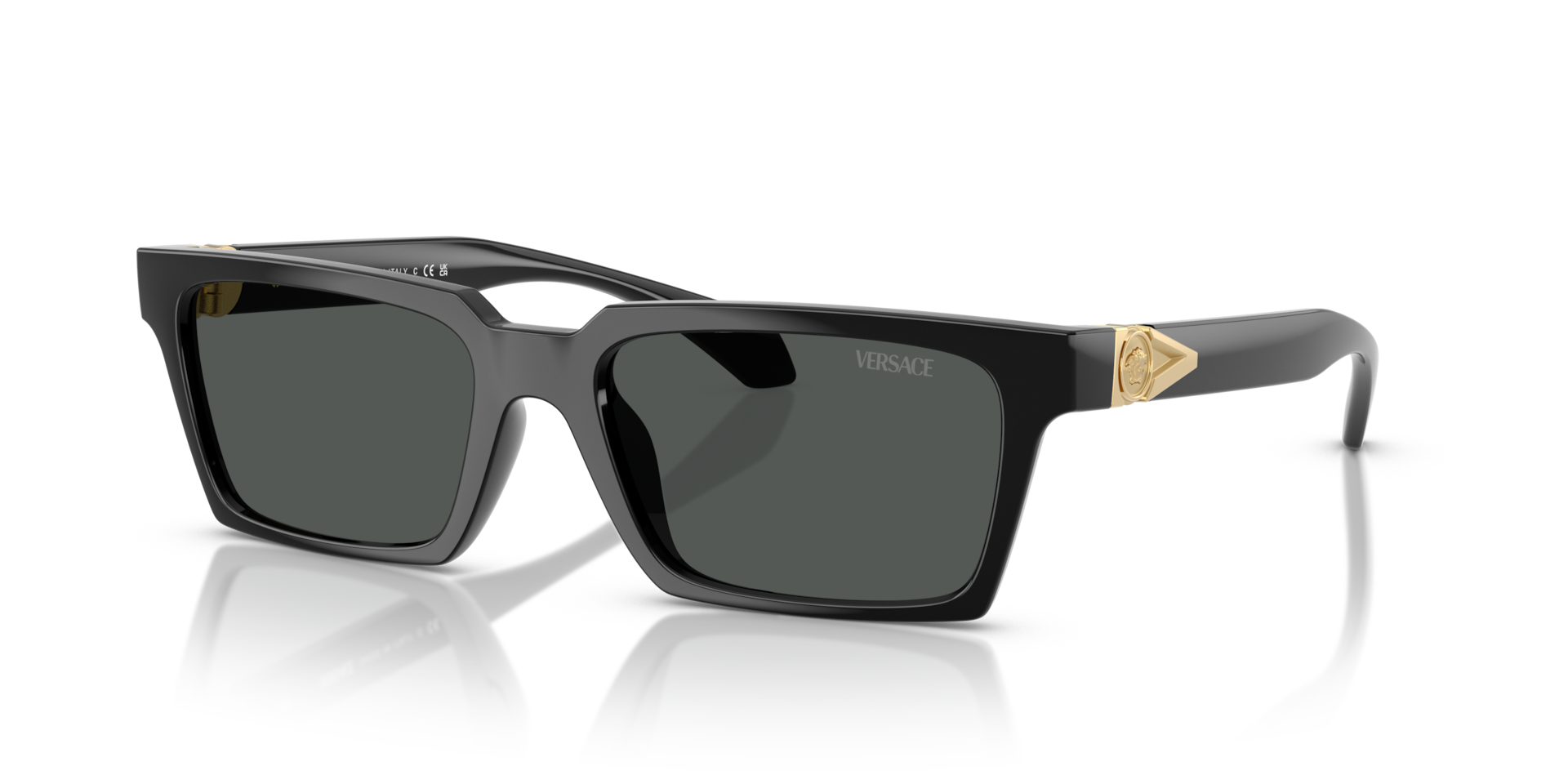 Versace VE4490U L (55 - 18) with Grey lenses and Black frame