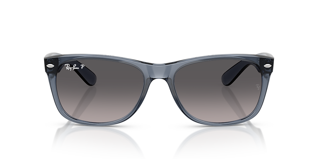 Ray-Ban New Wayfarer M (55 - 18) with Grey lenses and Blue frame