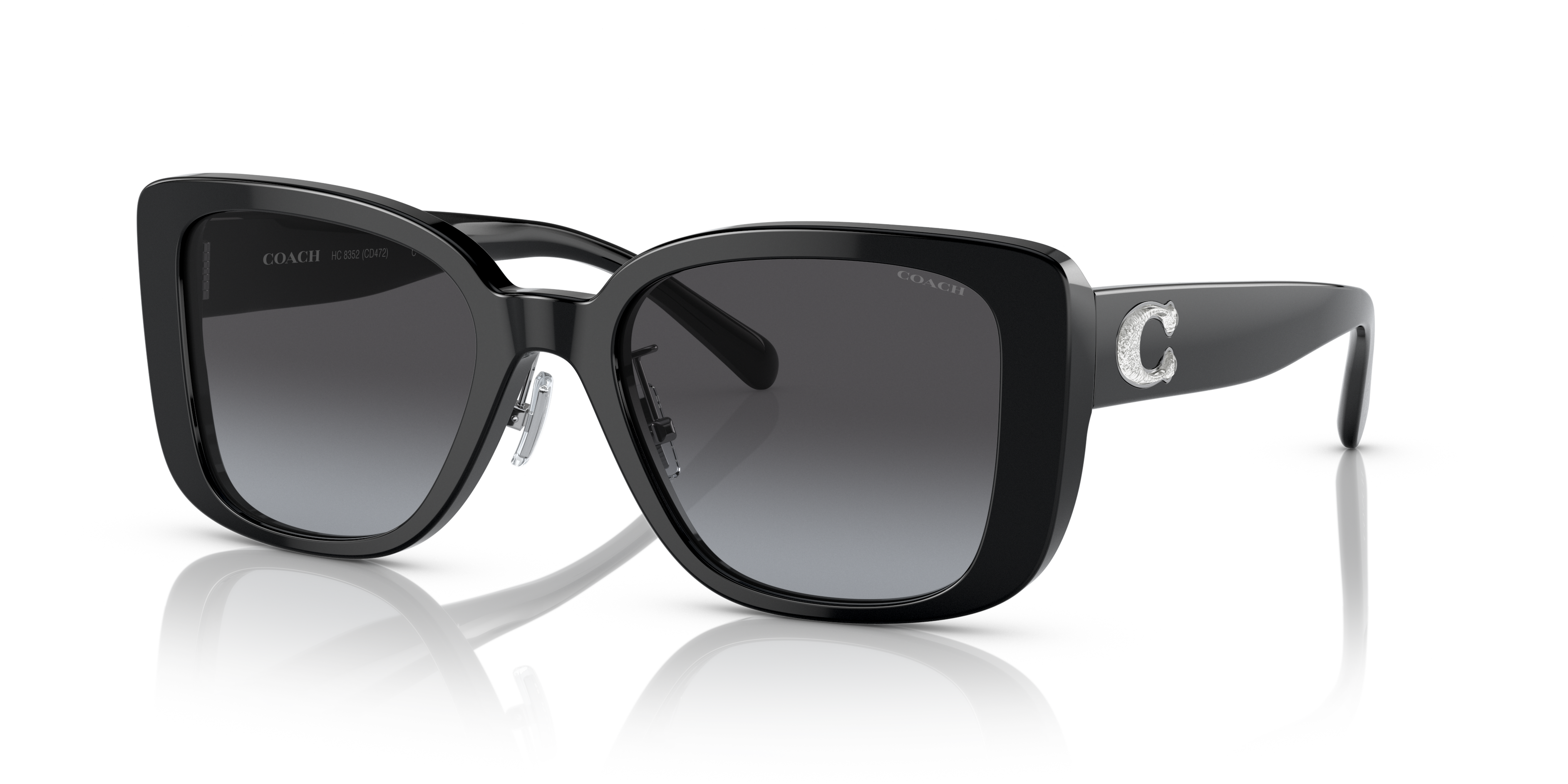 Coach CD472 L (54 - 20) with Grey lenses and Black frame