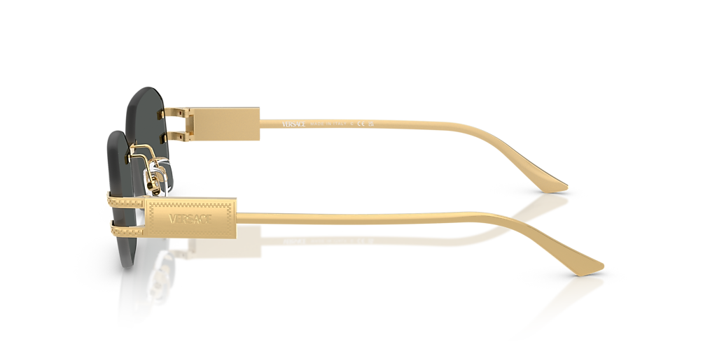 Versace VE2274 M (58 - 13) with Grey lenses and Gold frame