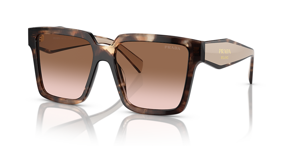 Prada PR 24ZSF L (57 - 14) with Brown lenses and Tortoise frame